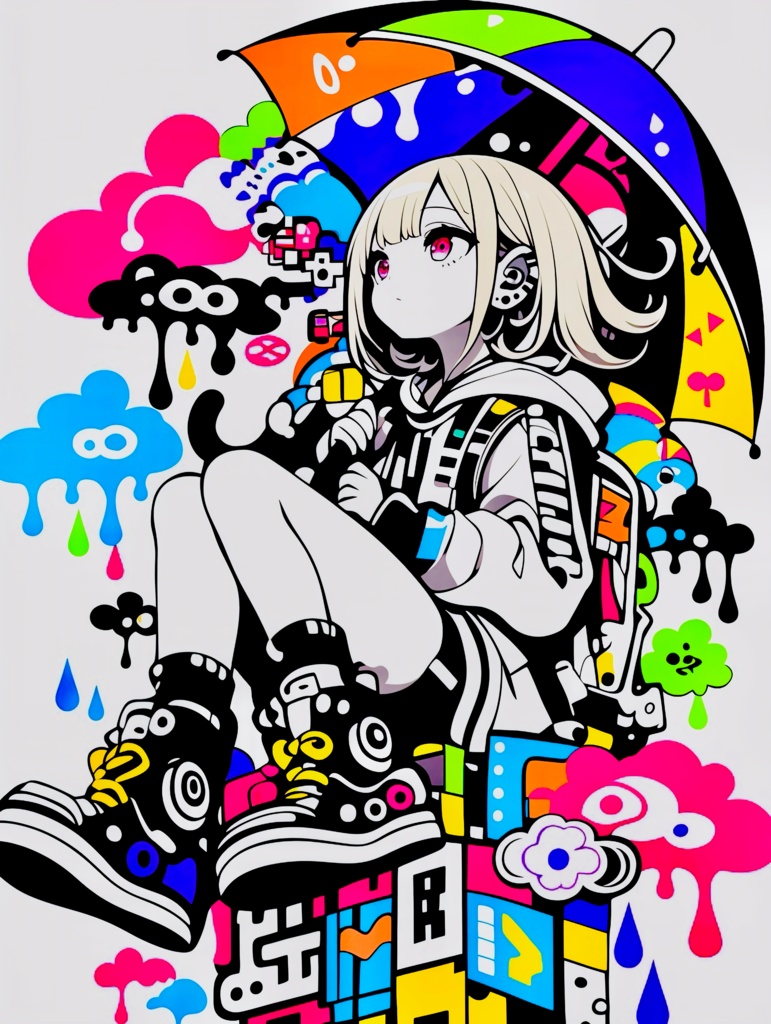 イロトリドリノセカイ　ミニキャンバス　No.029