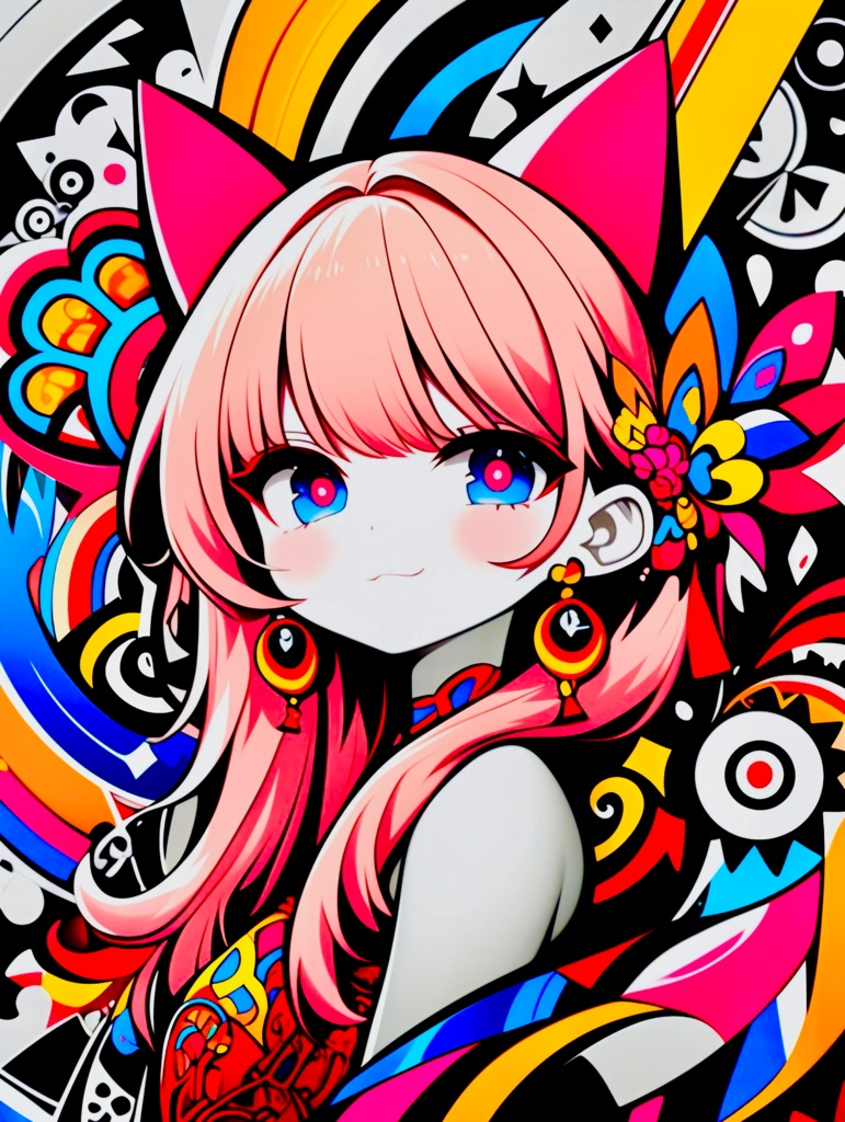 イロトリドリノセカイ　ミニキャンバス　No.054