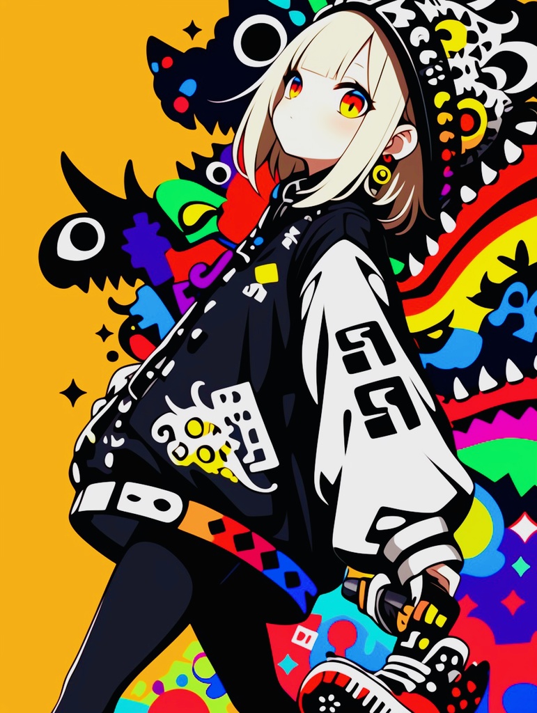 イロトリドリノセカイ　ミニキャンバス　No.065