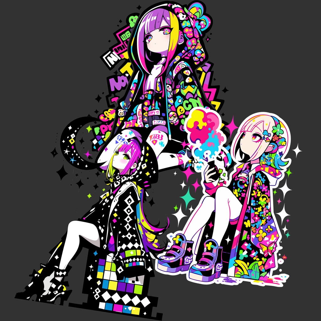 ちょめステッカーセットA