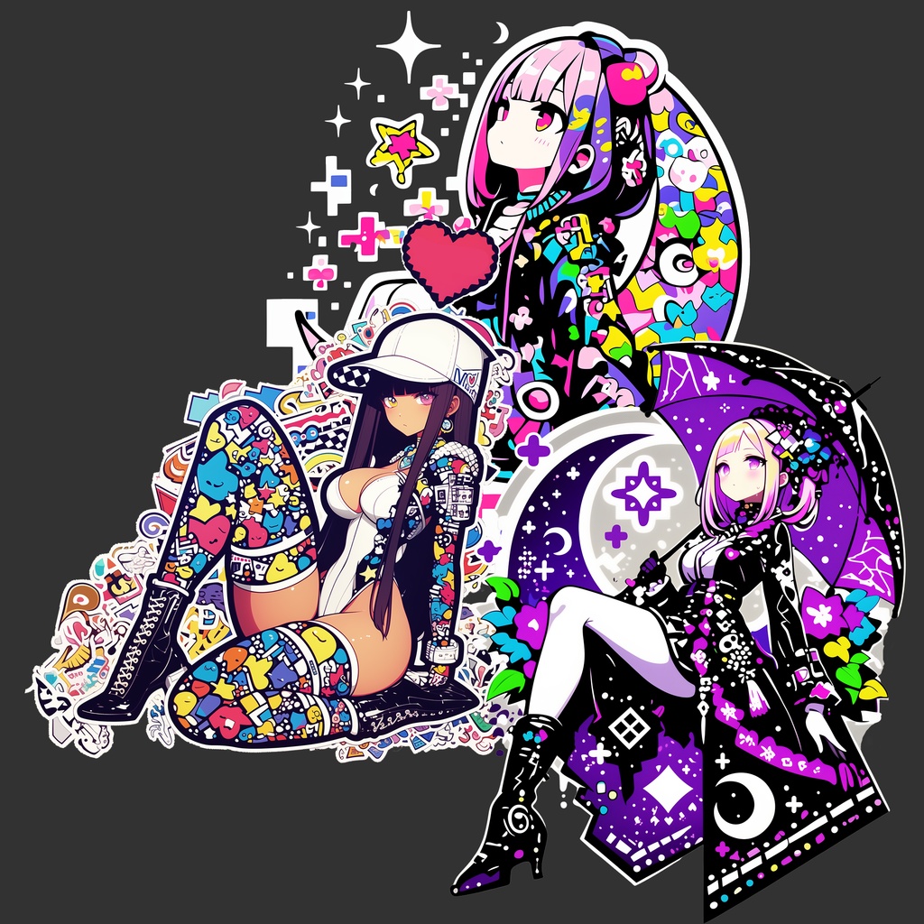 ちょめステッカーセットF