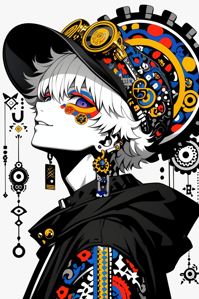 イロトリドリノセカイ　ミニキャンバス　No.071