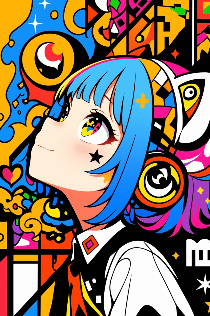 イロトリドリノセカイ　ミニキャンバス　No.076