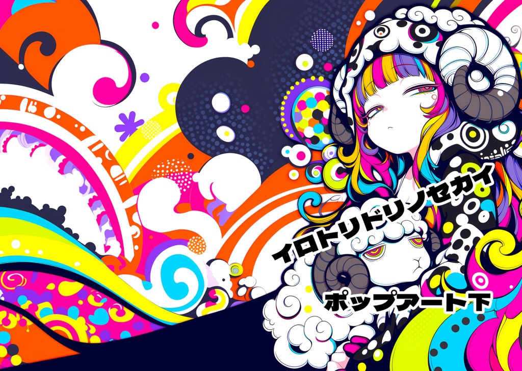 画集　イロトリドリノセカイ　ポップアート下