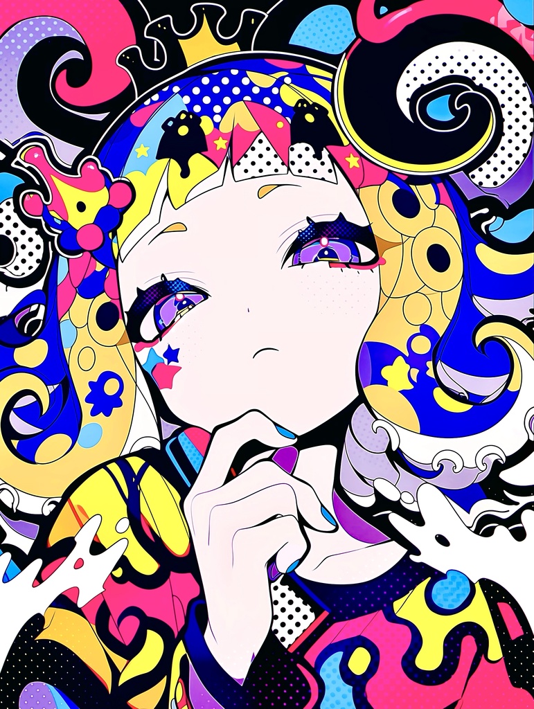 イロトリドリノセカイPOPart　A3 簡易額装