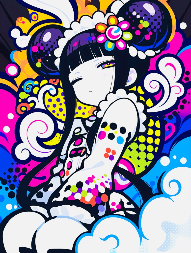 イロトリドリノセカイPOPart　A3 簡易額装