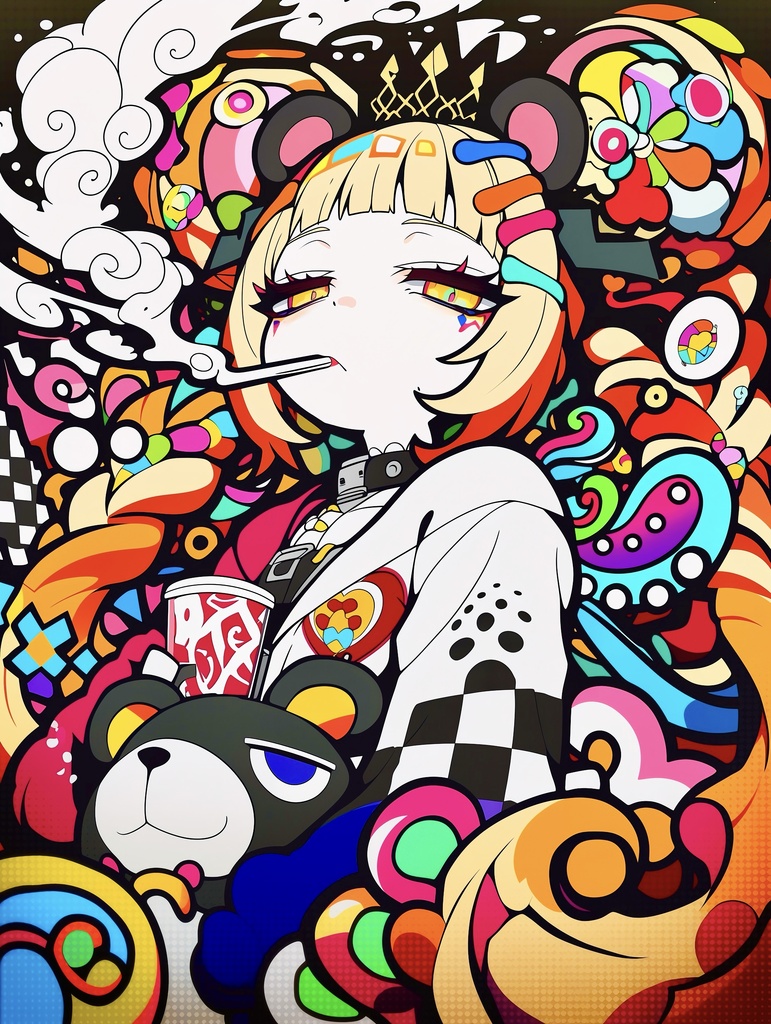 イロトリドリノセカイPOPart　A3 簡易額装