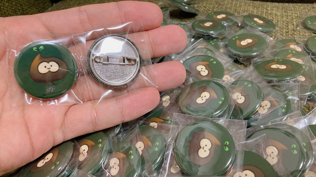 タネボウ 缶バッジ