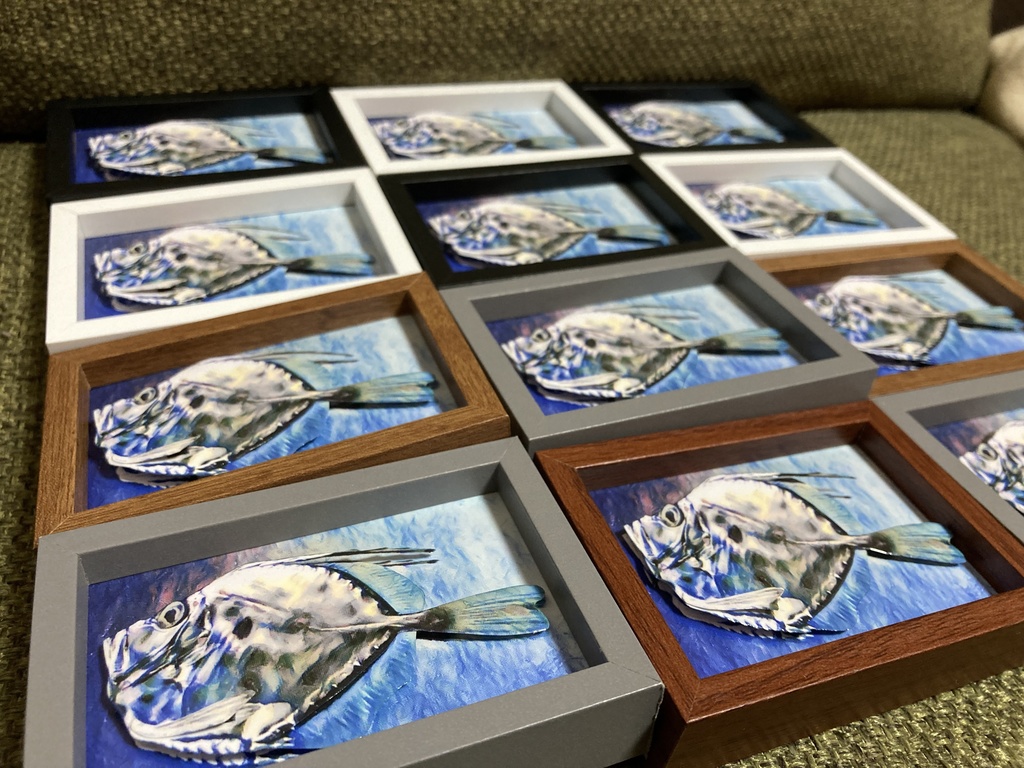マグネットミニ額スタッキングアート〜水族館シリーズ〜