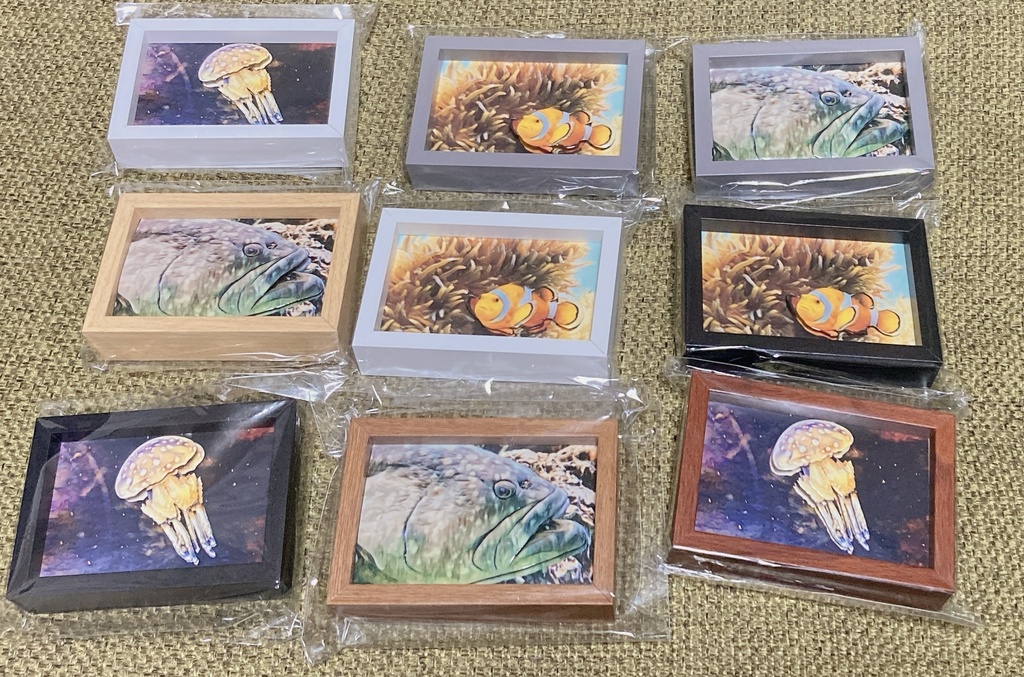 マグネットミニ額スタッキングアート〜水族館シリーズ〜