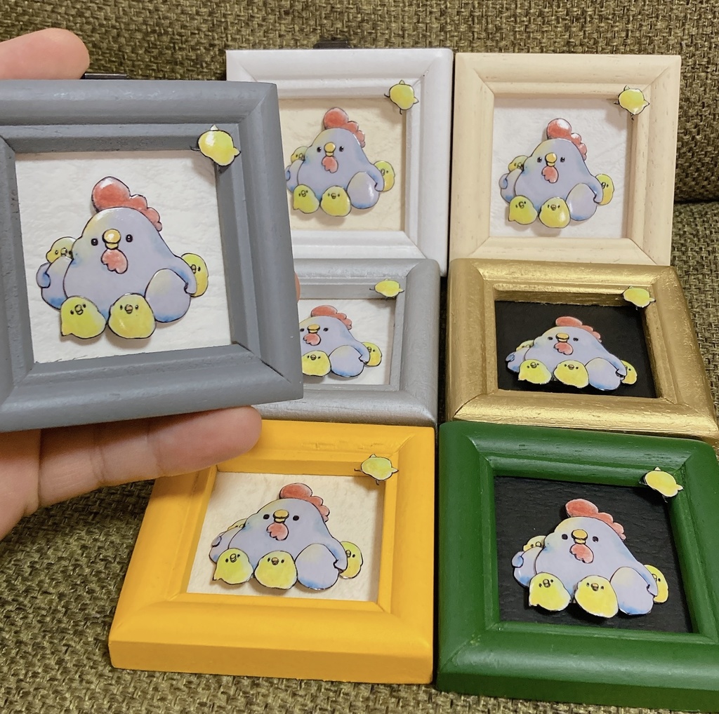 【半額セール】立体ミニ額～スタッキングアート～