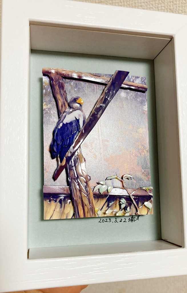 【半額セール】額装作品~スタッキングアート~