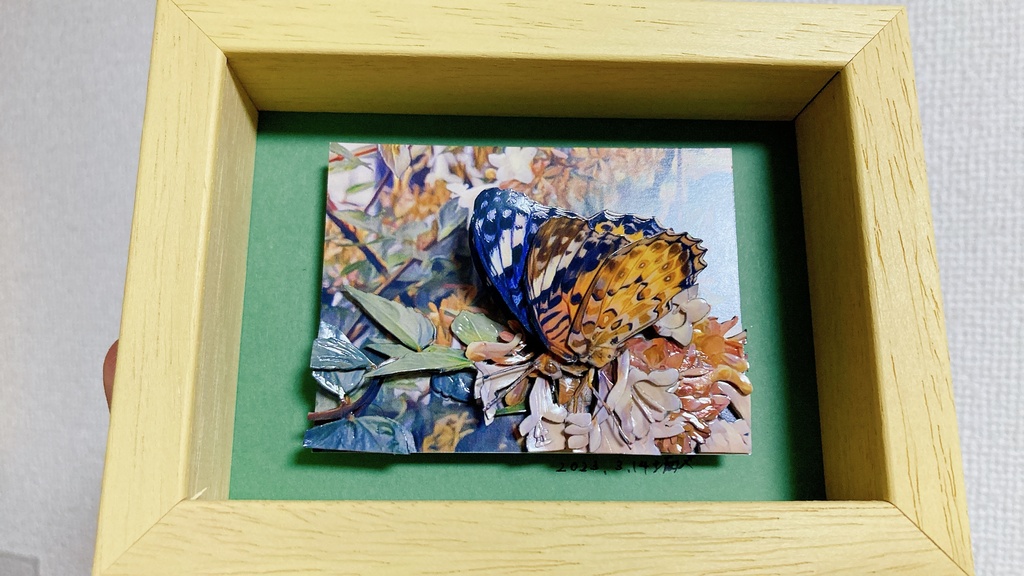 【半額セール】額装作品~スタッキングアート~