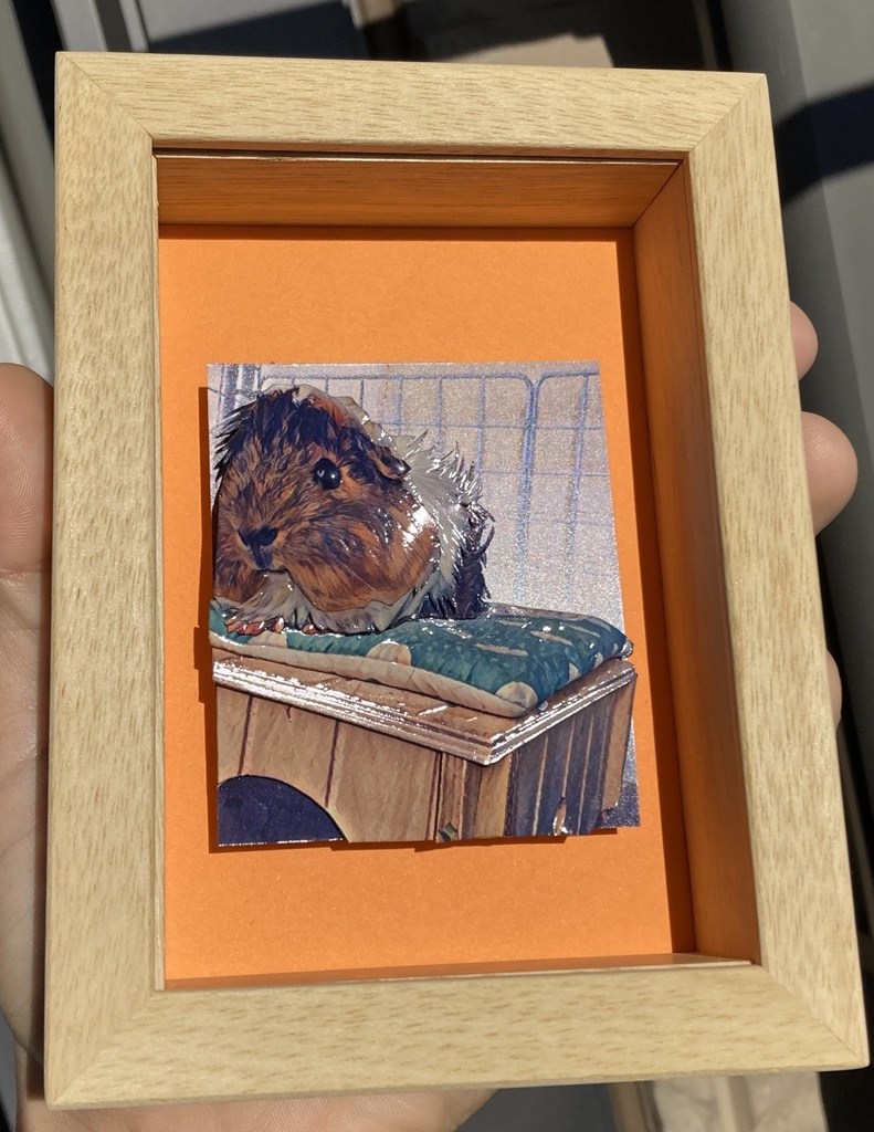 【半額セール】額装作品~スタッキングアート~