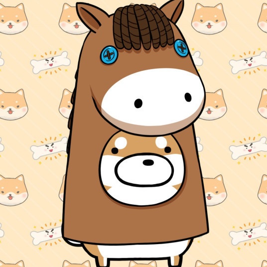 Live2Dアイテム「馬のかぶりもの」