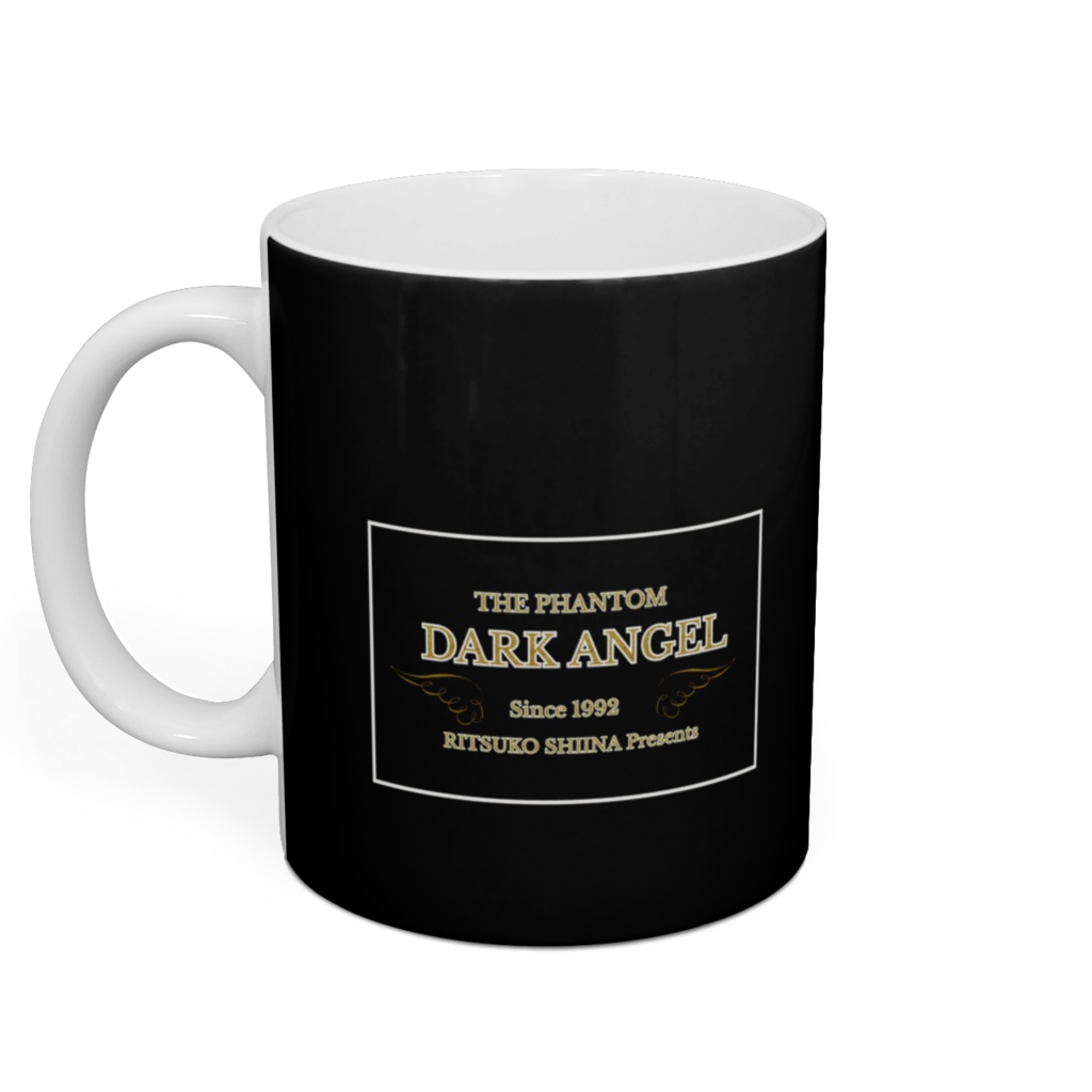 「DARK ANGEL」マグカップ(パピヨン:BLACK)