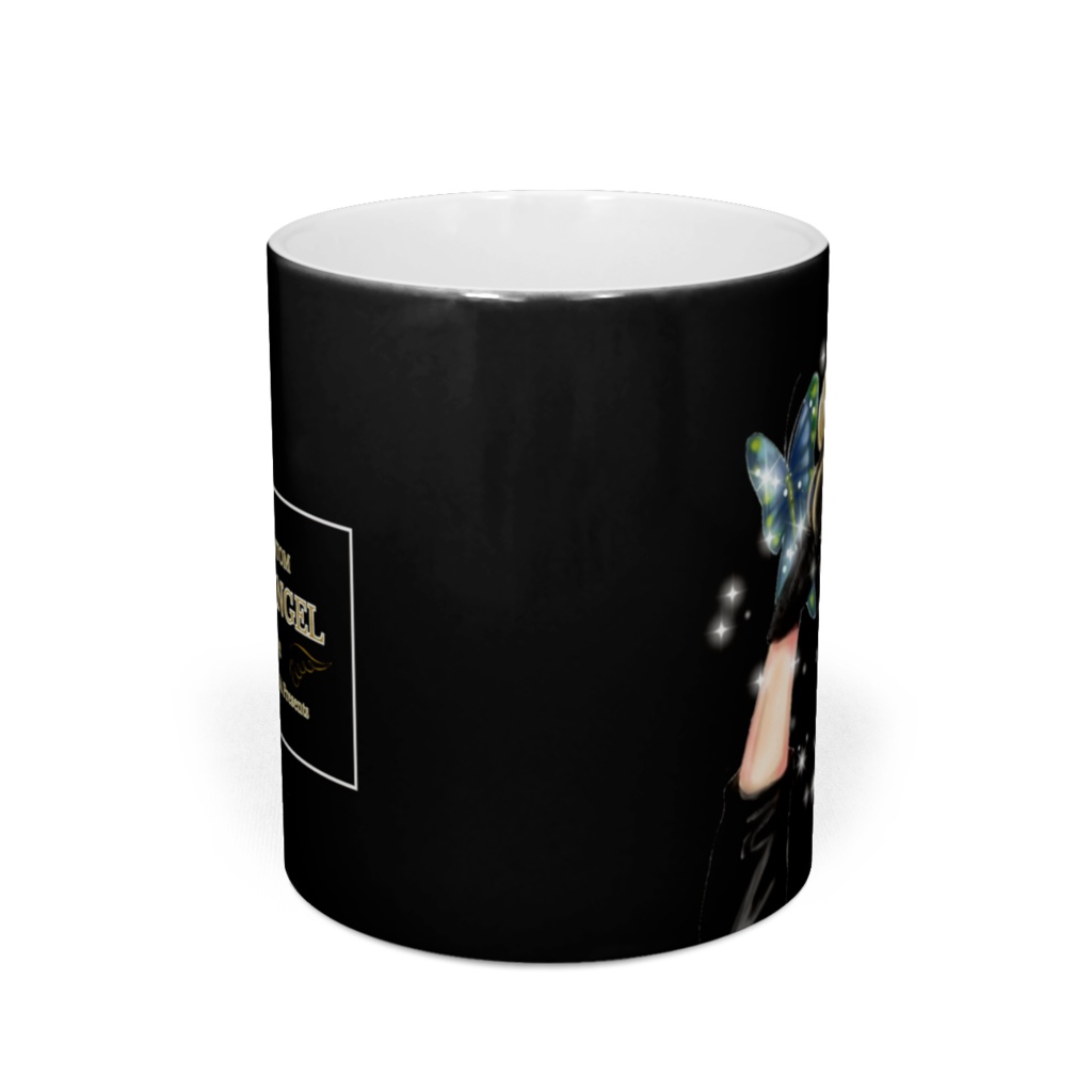 「DARK ANGEL」マグカップ(パピヨン:BLACK)