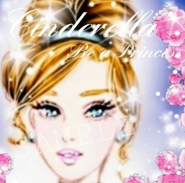 「シンデレラ」ファンアート缶ミラー