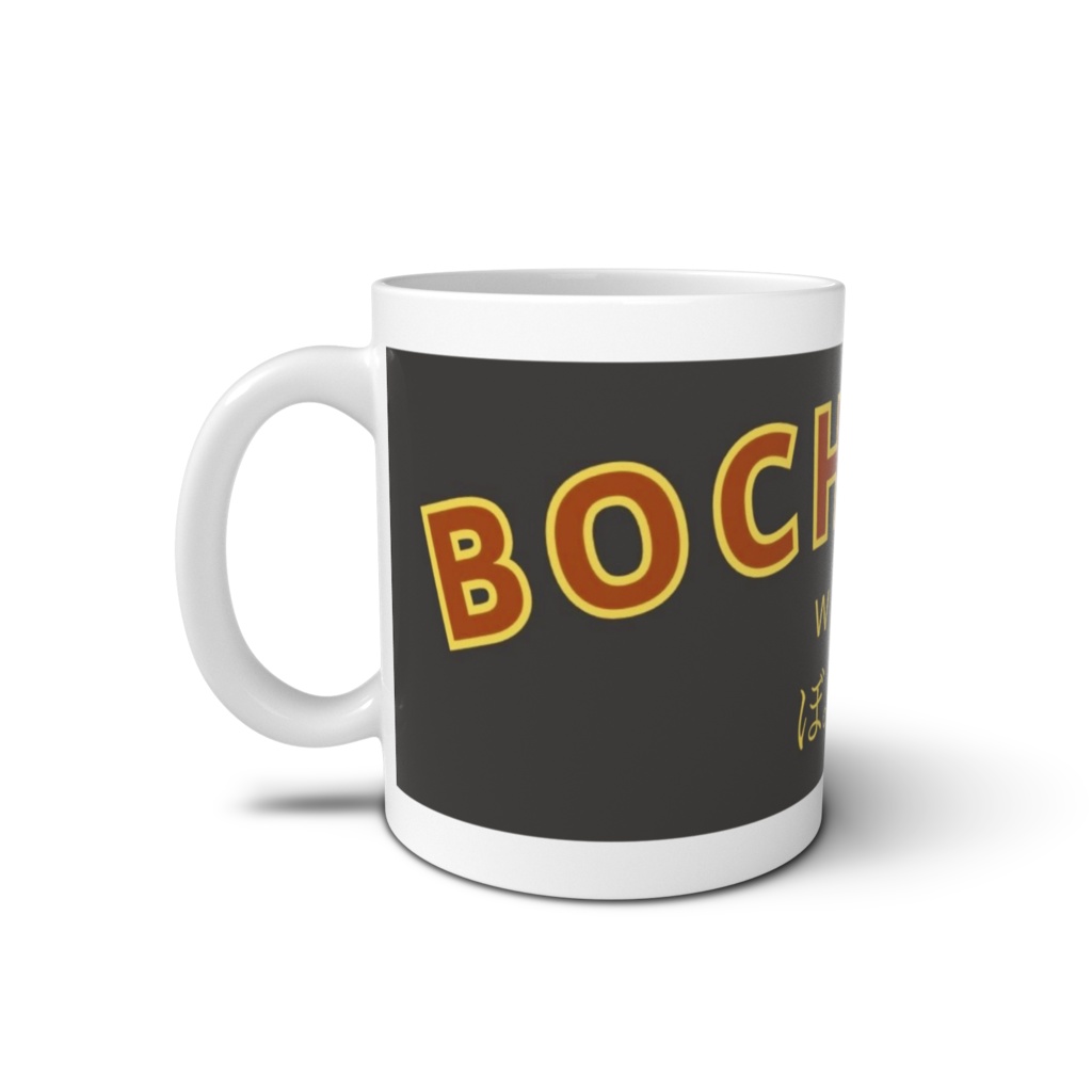 BOCHIBURAロゴマグ濃灰×黄赤