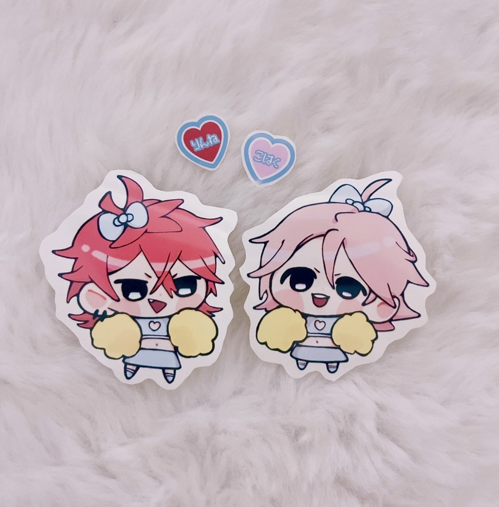 りんねとこはくシール ver.フレフレチアリーダー