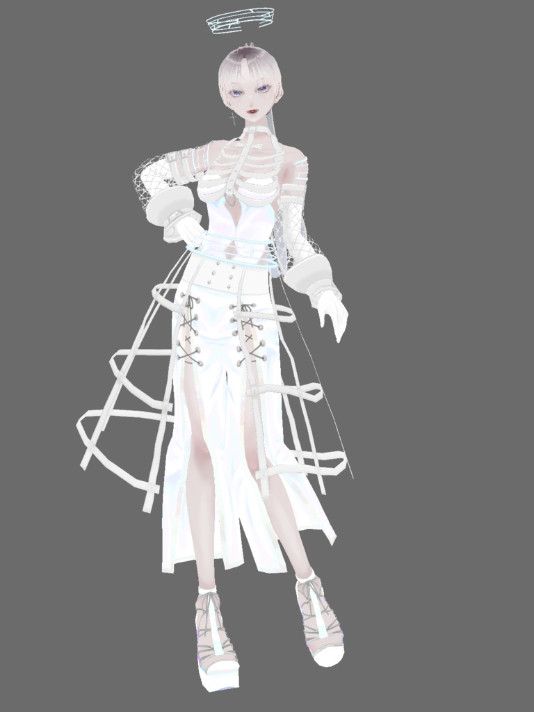 【Vroid β版製VRMモデル】オリジナルモデルNo.01『壱華-Itika-』