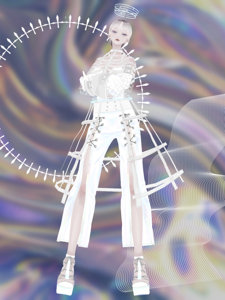 【Vroid製VRMモデル】オリジナルモデルNo.01『壱華-Itika-』【正式版対応】