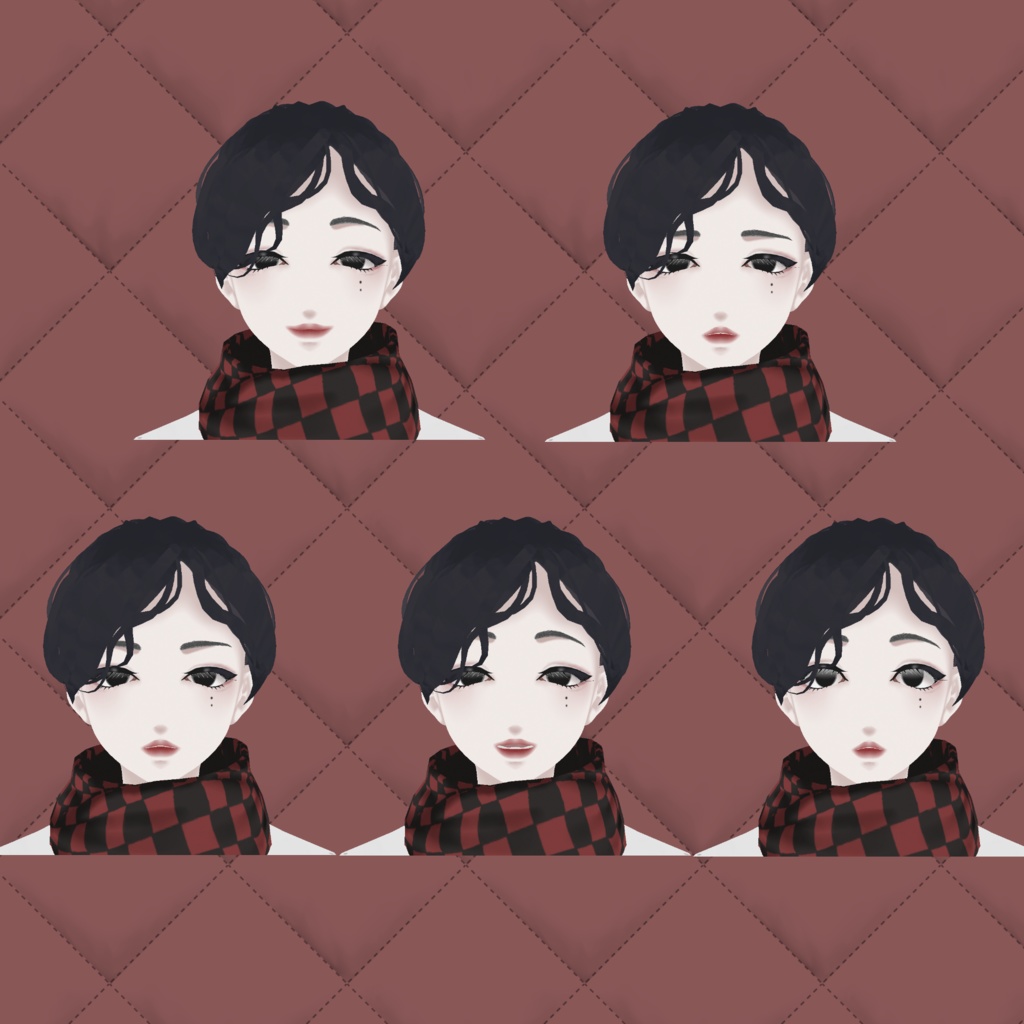 【Vroid製3Dモデル】オリジナルモデルNo.08『香八-Kaya-』