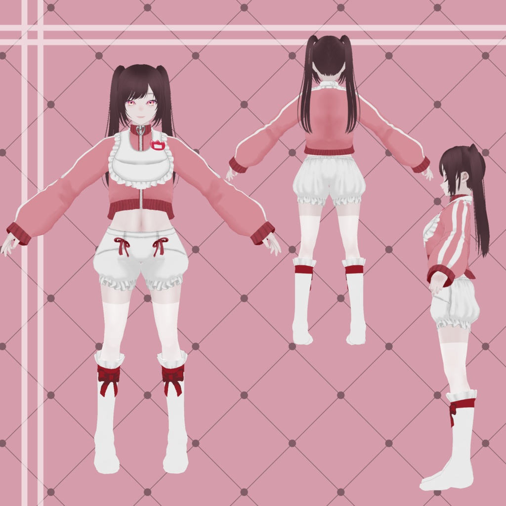 【VRoid用カスタム衣装】ばぶじゃーじ