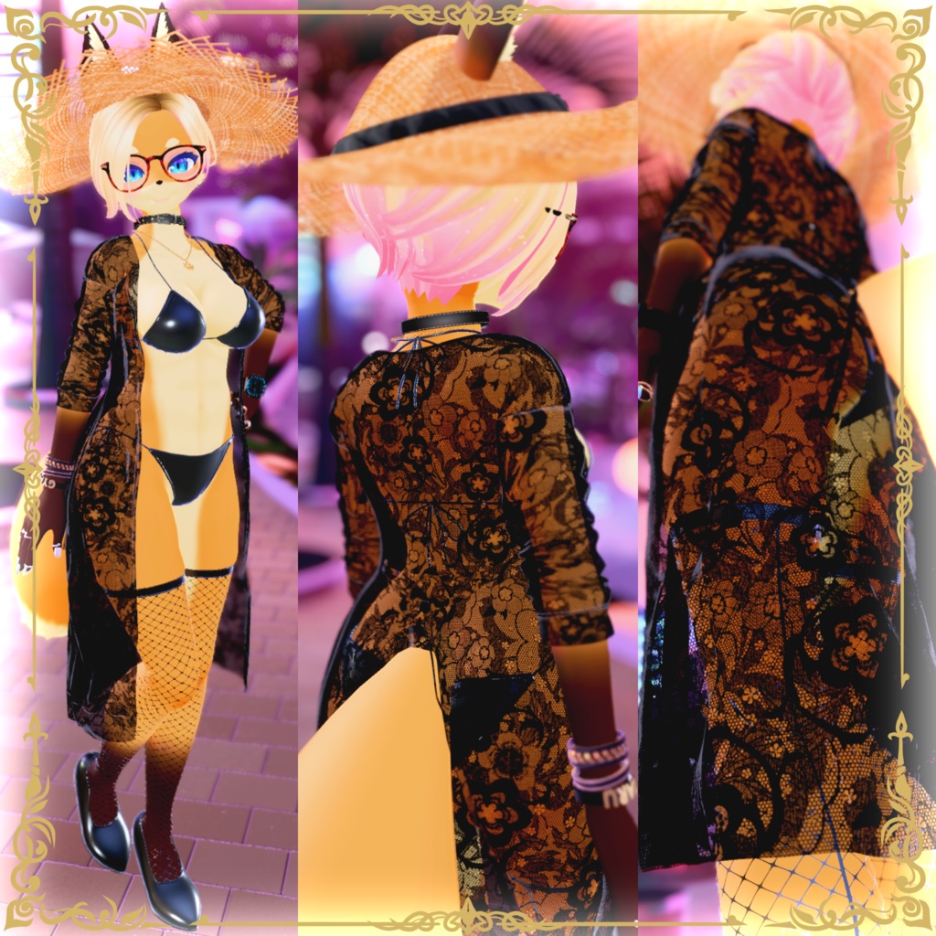 ロングカーディガン【VRChat向け】