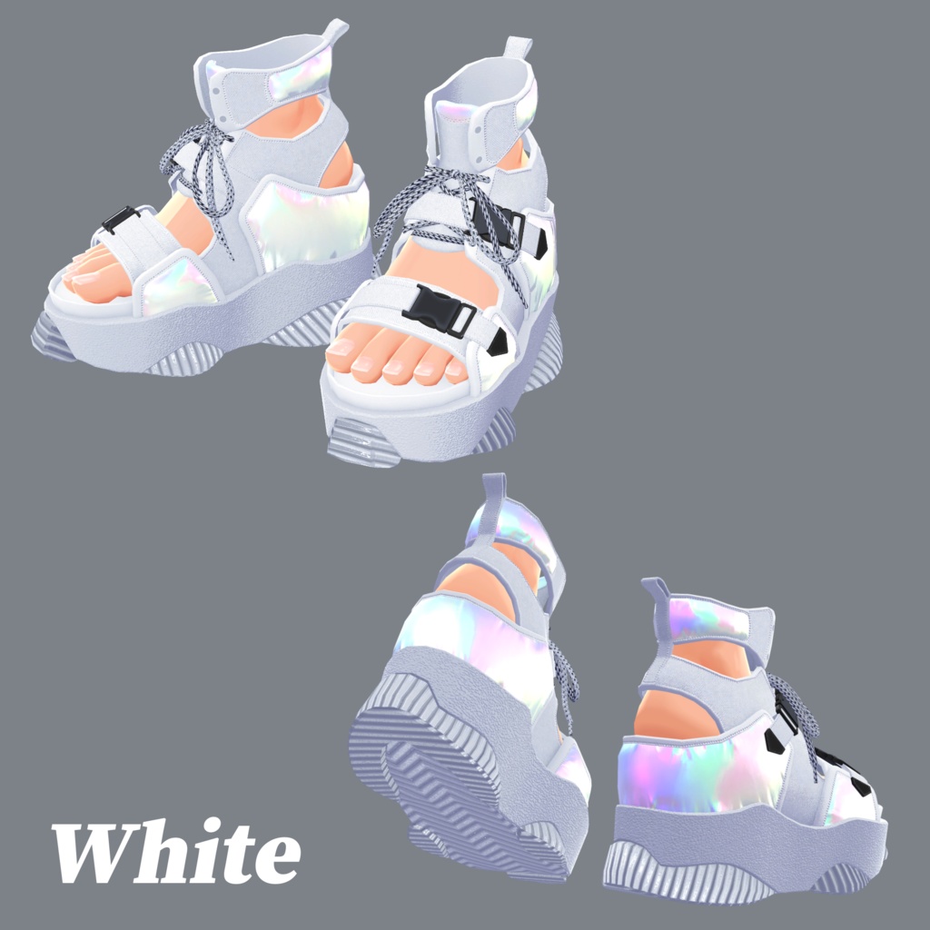 スニーカーサンダル【VRChat向け】