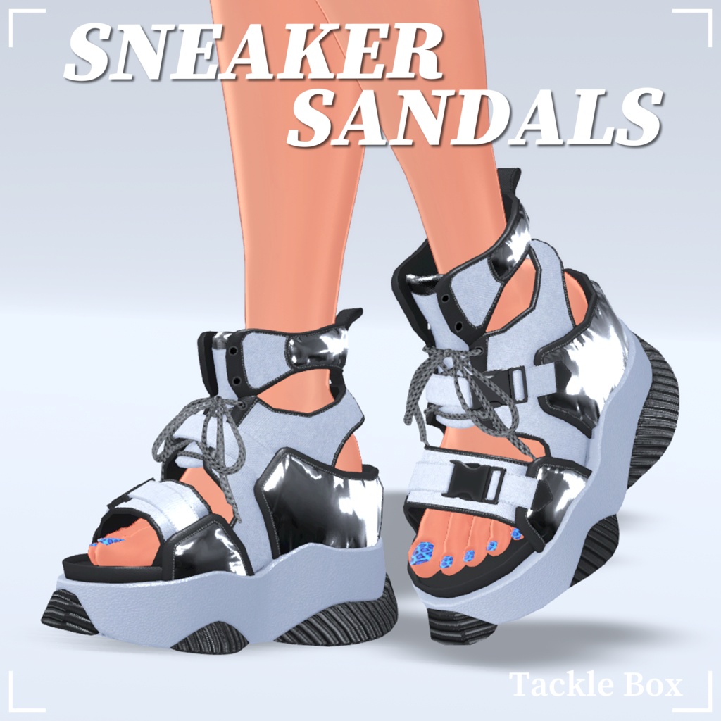 スニーカーサンダル【VRChat向け】