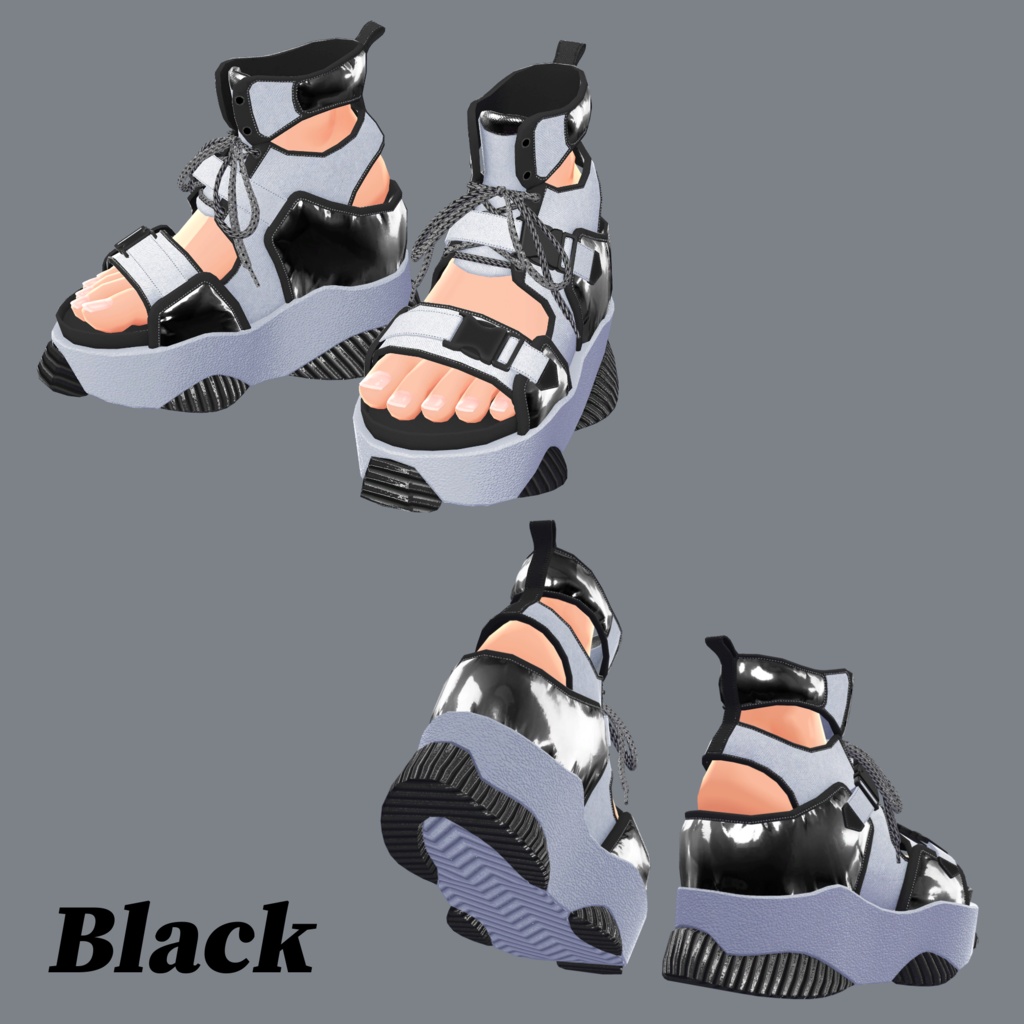 スニーカーサンダル【VRChat向け】