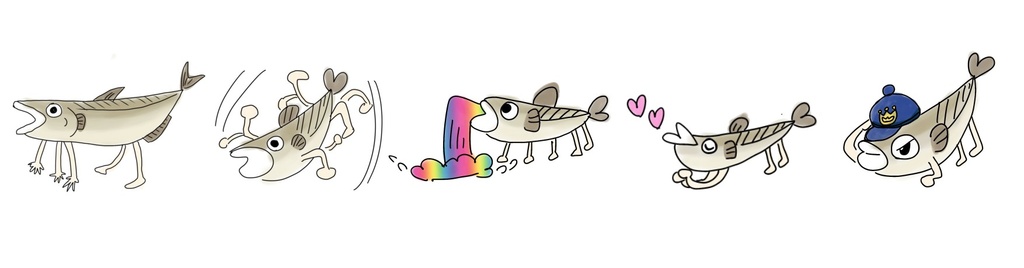 荒ぶるししゃものマステ