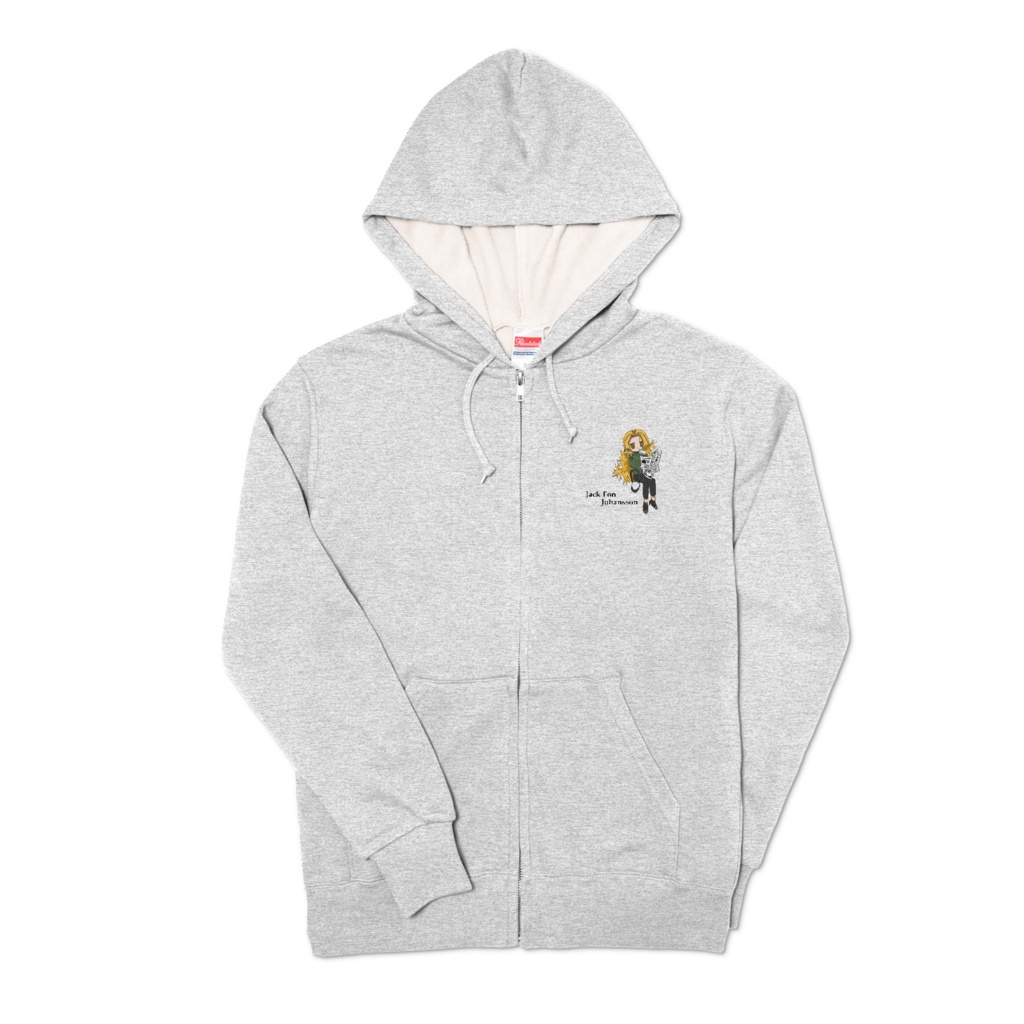 【S～XL】Original zipped hoodie - Jack