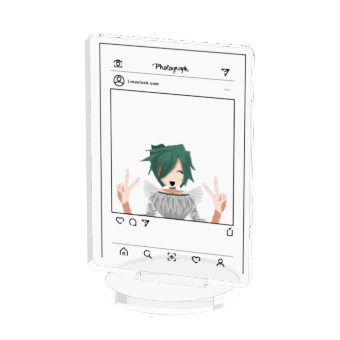 【OC】フォト風アクキー&キーホルダースタンド