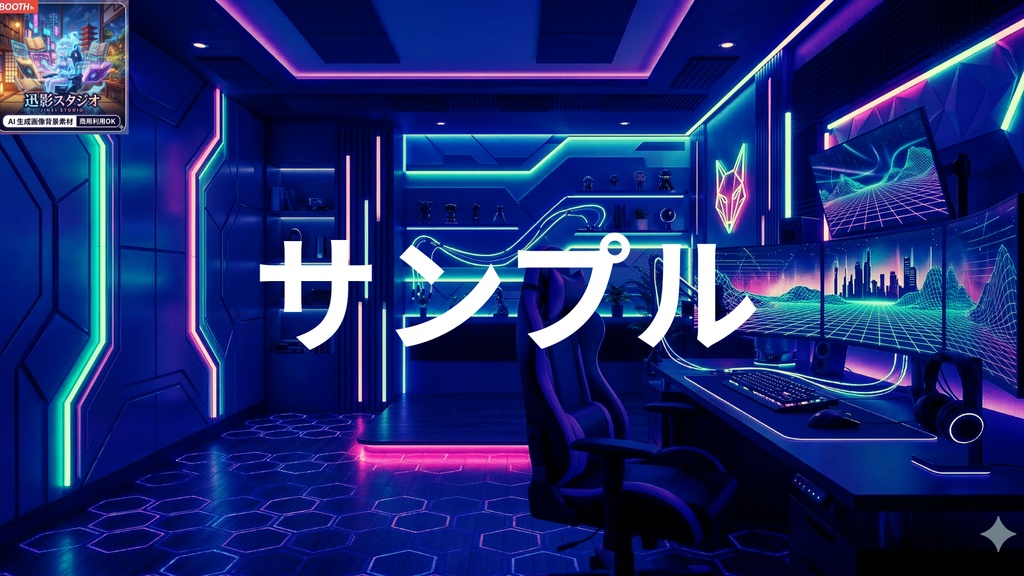 🎮 Vtuber・配信者向け 高品質AI背景素材集