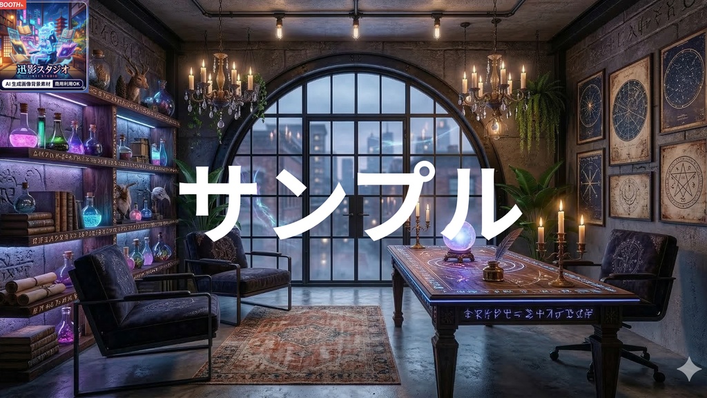 🎮 Vtuber・配信者向け 高品質AI背景素材集