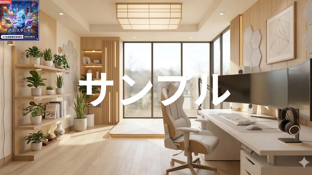 🎮 Vtuber・配信者向け 高品質AI背景素材集