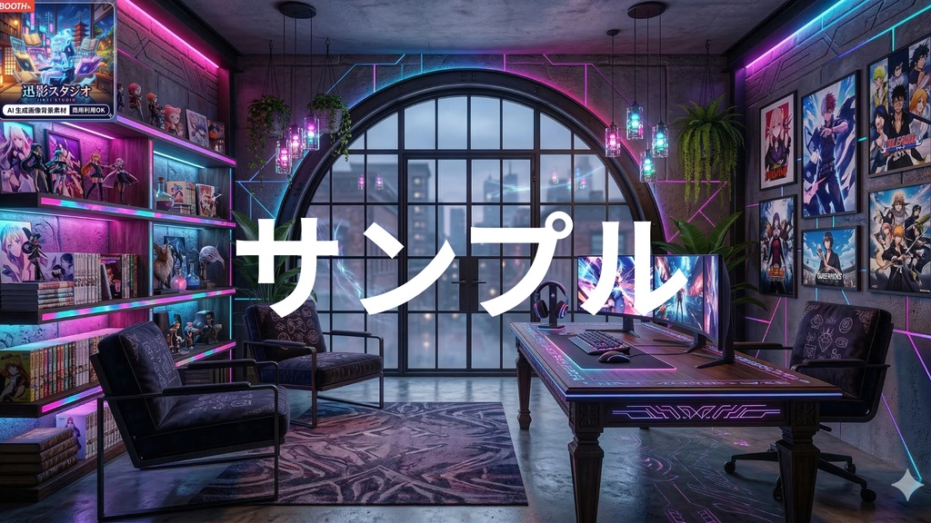 🎮 Vtuber・配信者向け 高品質AI背景素材集