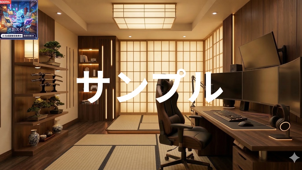 🎮 Vtuber・配信者向け 高品質AI背景素材集