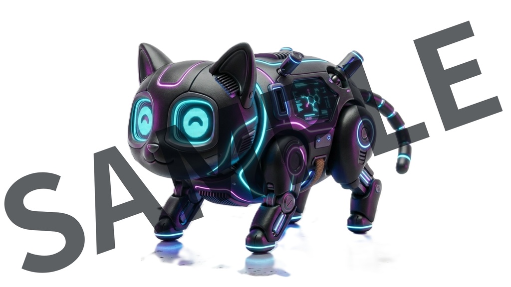 【商用利用OK】サイバーパンク配信素材セット|動く背景+デスク小物12種|VTuber・配信者向けネオン素材【OBS対応】