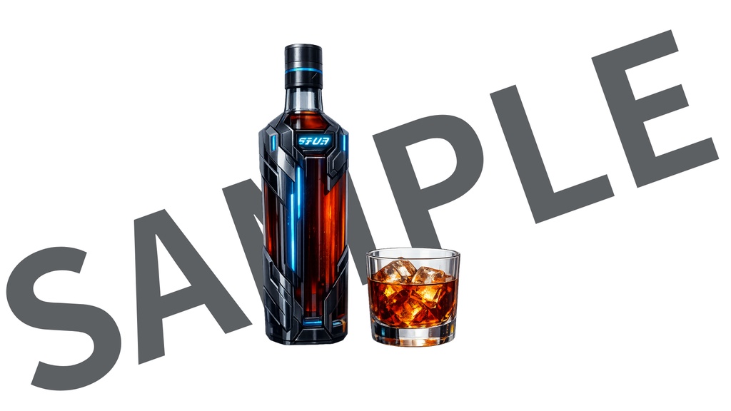 【商用利用OK】サイバーパンク配信素材セット|動く背景+デスク小物12種|VTuber・配信者向けネオン素材【OBS対応】