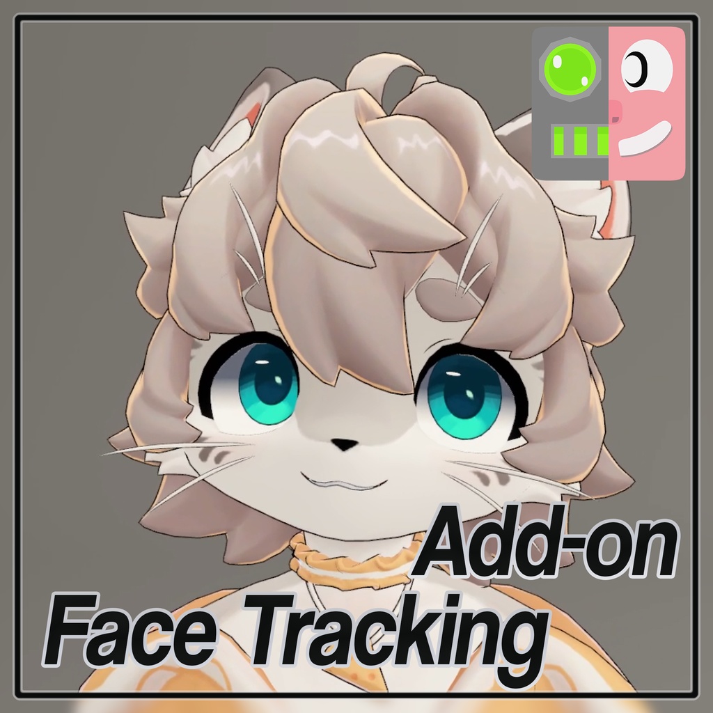 VRChat - ChezzPuff -チーズユキヒョウ - Face Tracking Addon