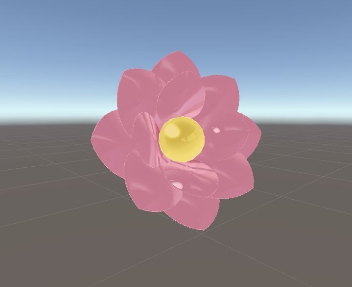 花の髪飾り
