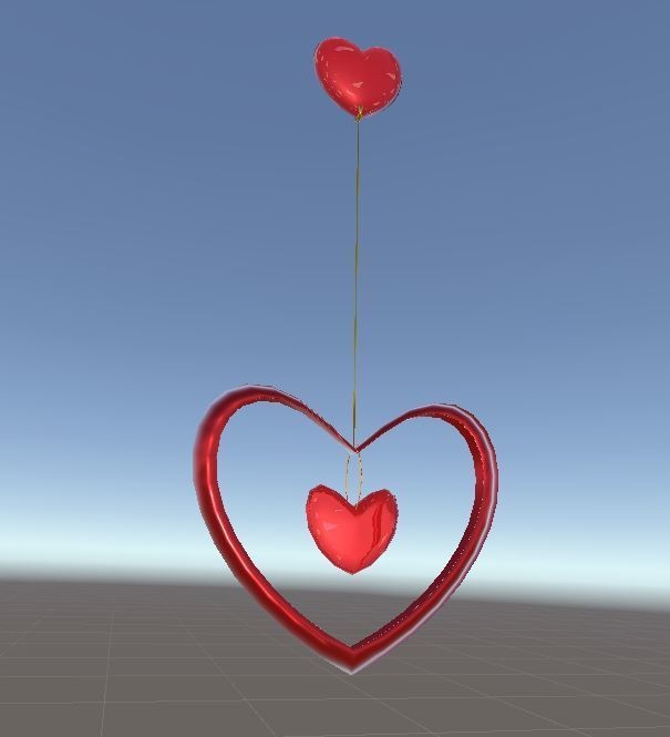 トリプルハートイヤリング