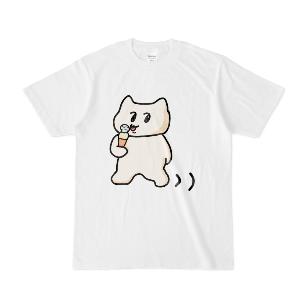 モッチくんTシャツ(アイスぺろVer.)