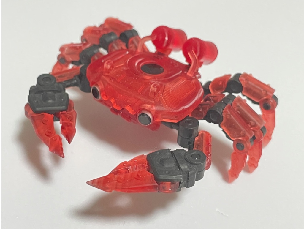 カニ型メカ（装甲：赤　フレーム：黒）