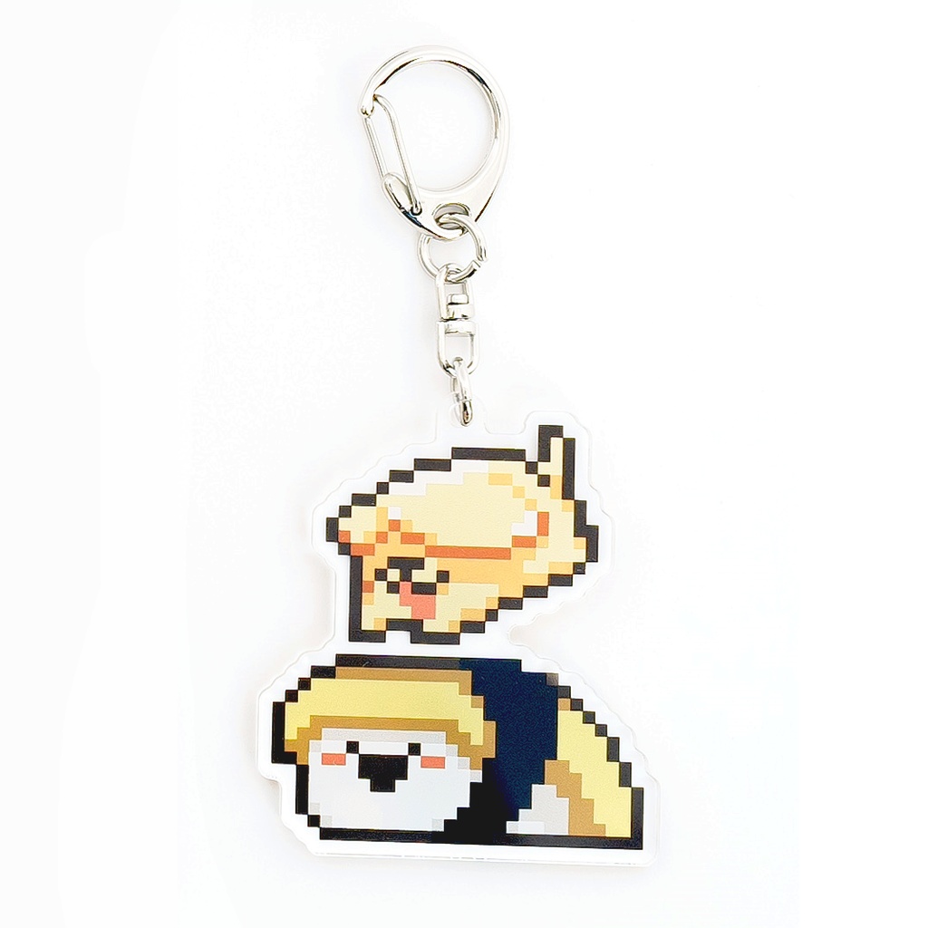 回転ずしくんアクリルキーホルダー(ガリ・たまご)