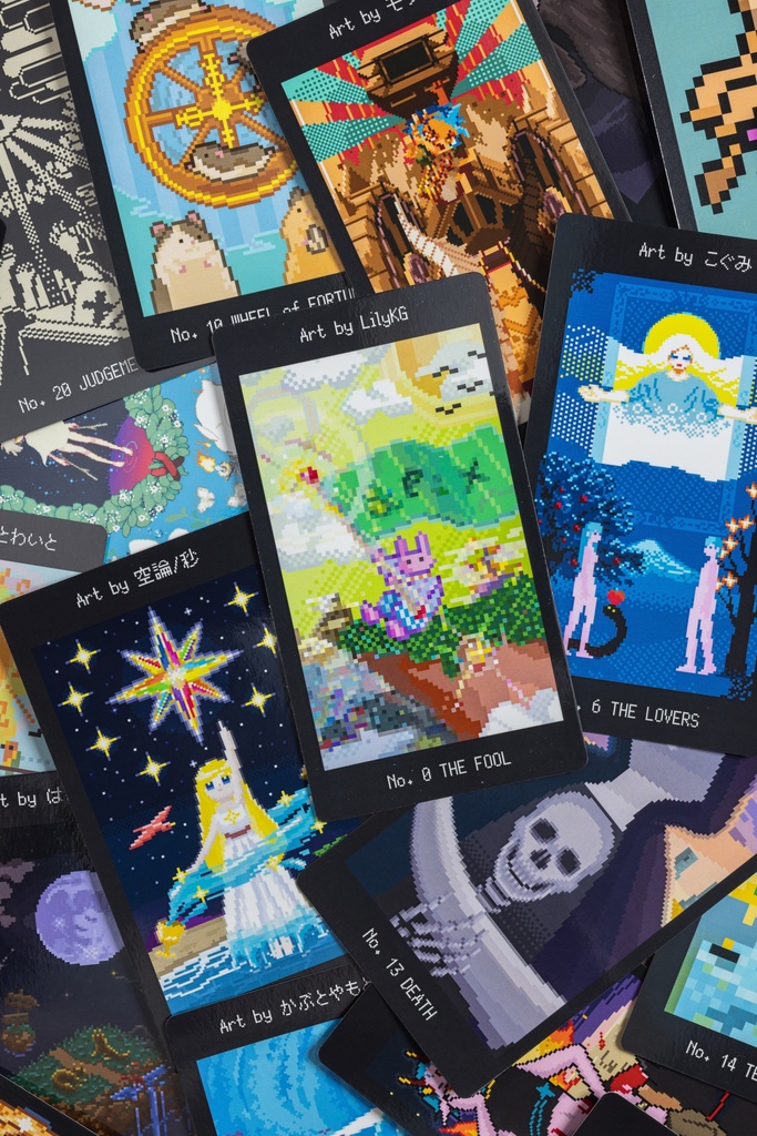 ドット絵タロットカード「tarot of pixelart」(&PiX)※他メンバーのショップでも販売中!