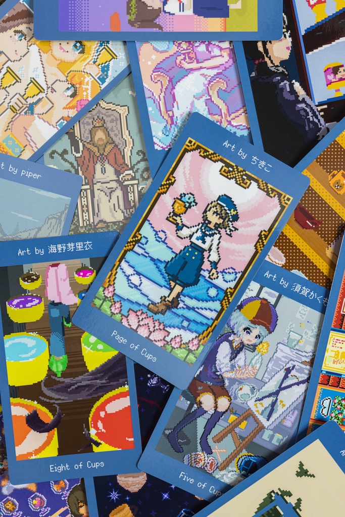 ドット絵タロットカード「tarot of pixelart」(&PiX)※他メンバーのショップでも販売中!